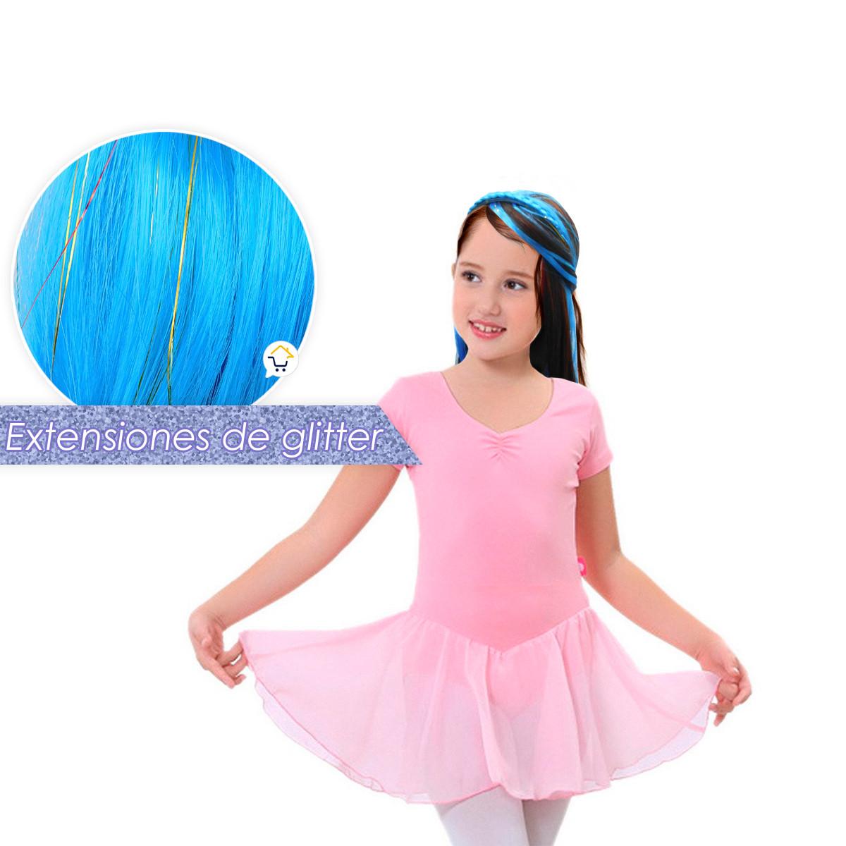 Vista 5 de Diadema Extensión Tutu Halloween 362202